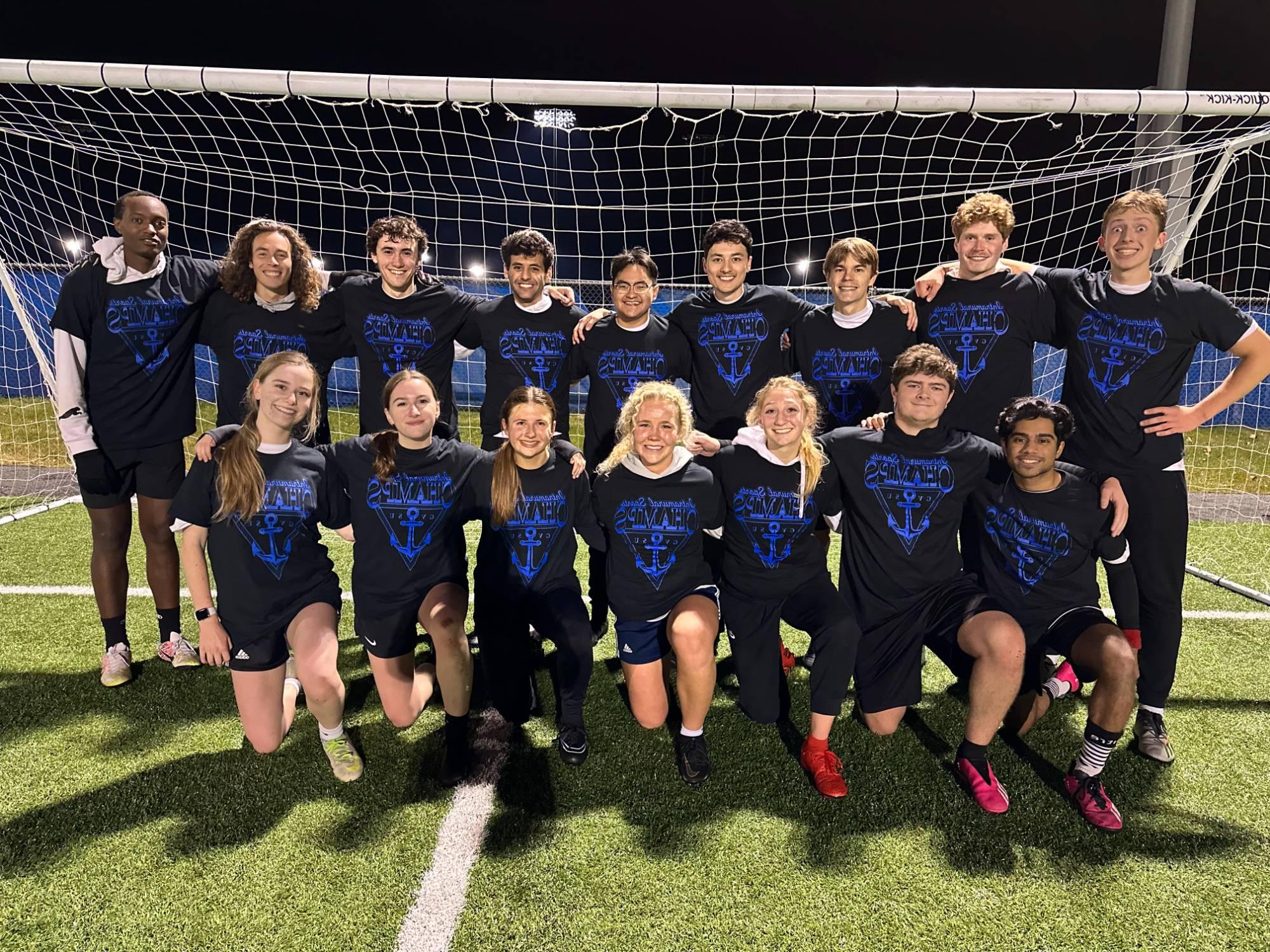 Intramural Sports Coed Soccer Champions